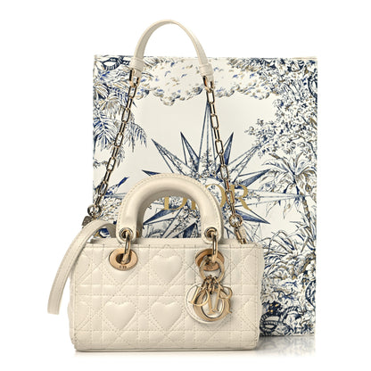 Christian Dior Lambskin Cannage Dioramour Micro Lady D-Joy Latte 16 of 16