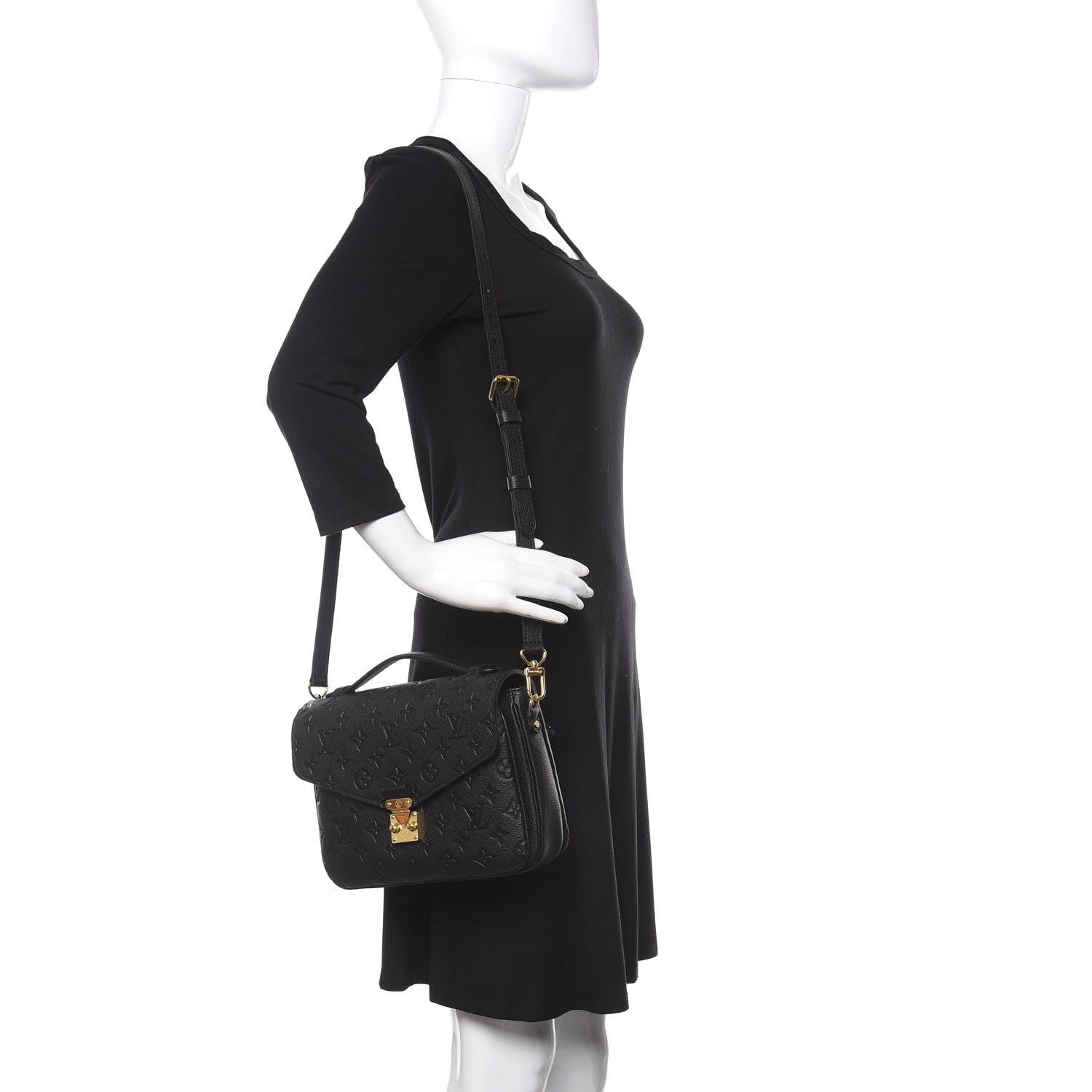 Louis Vuitton Empreinte Pochette Metis Black 2 of 10