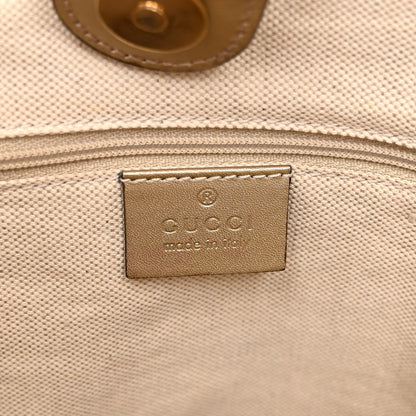 Gucci Monogram Medium Sukey Tote Champagne 6 of 10