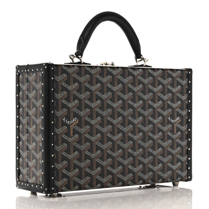 Goyard Goyardine Grand Hotel Trunk Bag Black 2 of 10