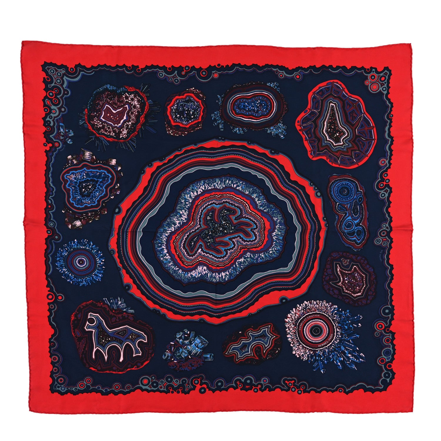 Hermes Silk Pierres Et Cristaux Scarf 90 1 of 3