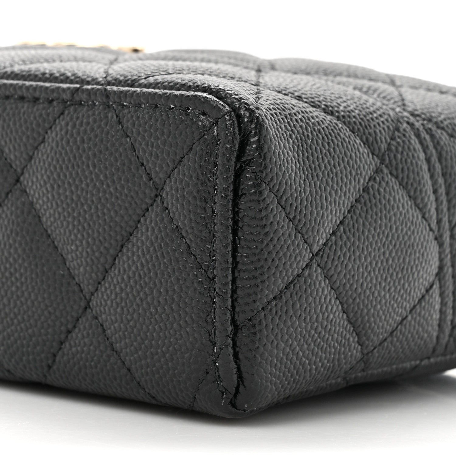 Chanel Caviar Quilted Trendy Handle Slim Vanity Black 9 of 11
