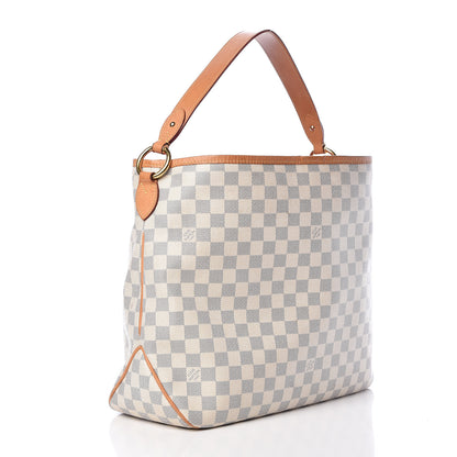 Louis Vuitton Damier Azur Delightful MM Pink 3 of 18
