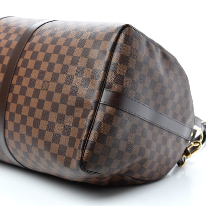 Louis Vuitton Damier Ebene Keepall Bandouliere 55 7 of 7
