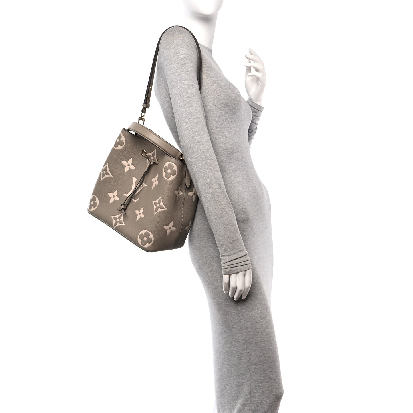 Empreinte Monogram Giant Neonoe MM Tourterelle Creme
