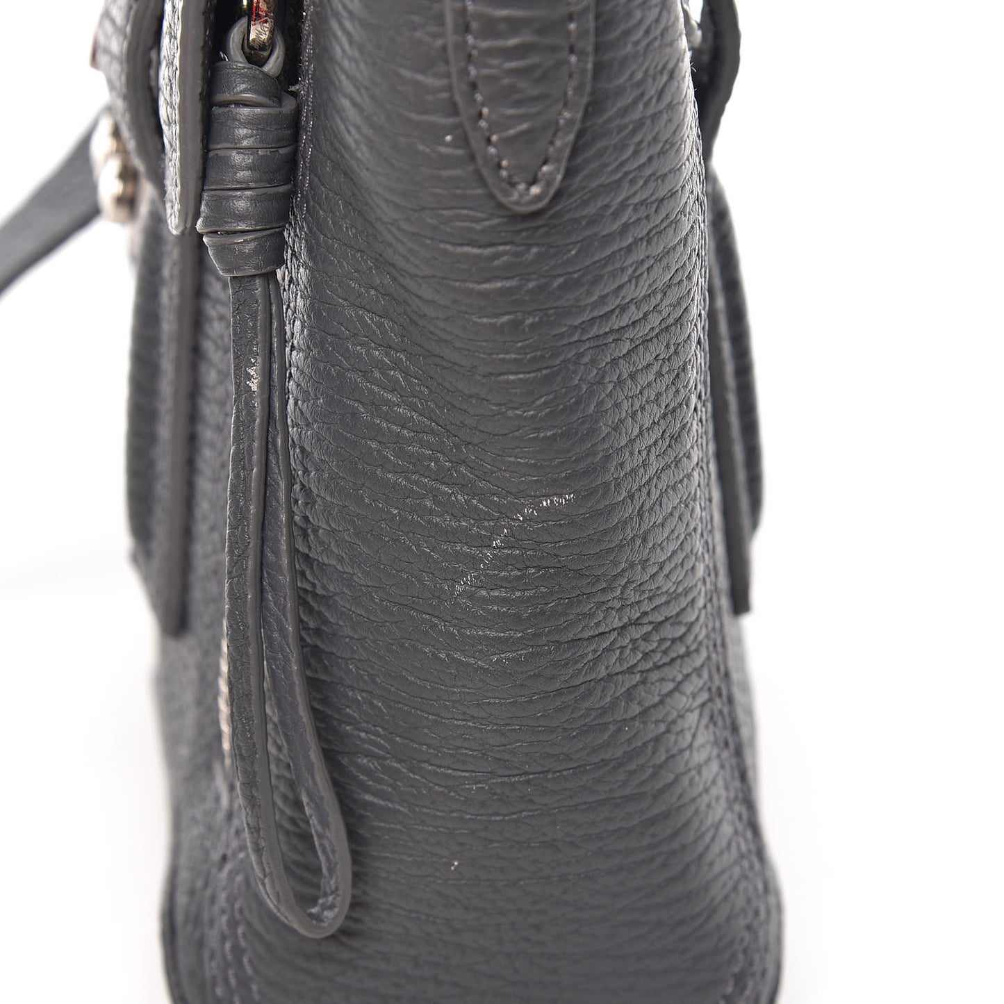 3.1 Textured Calfskin Mini Pashli Satchel Storm