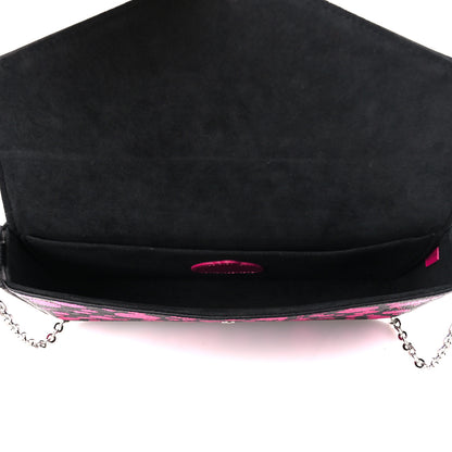 Louis Vuitton LV X YK Empreinte Monogram Pochette Felicie Black Fuchsia 6 of 15