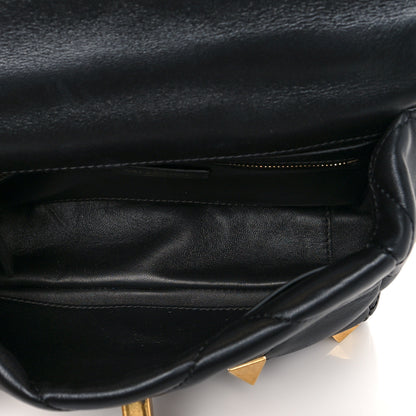 Valentino Garavani Nappa Medium Roman Stud Shoulder Bag Black 5 of 9