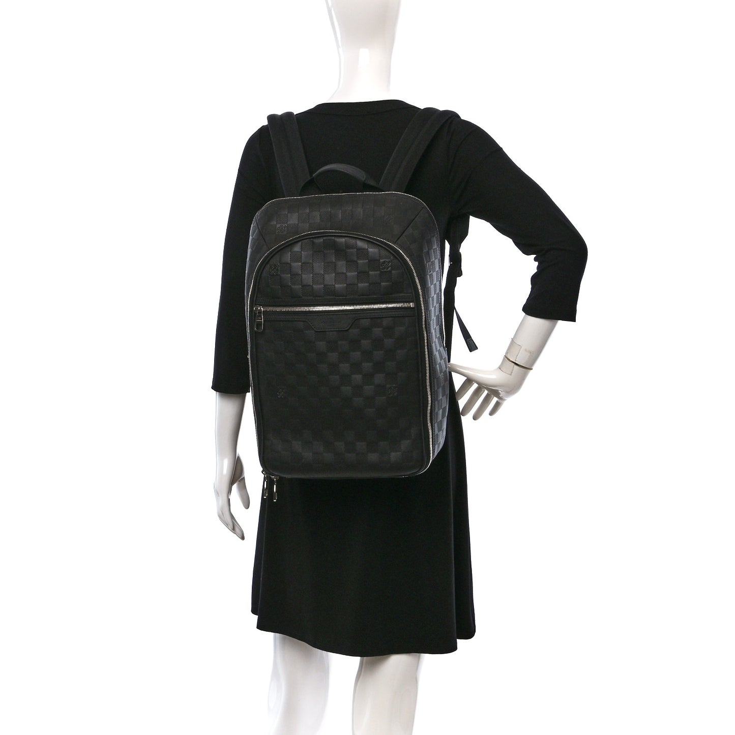 Damier Infini Michael Backpack Black