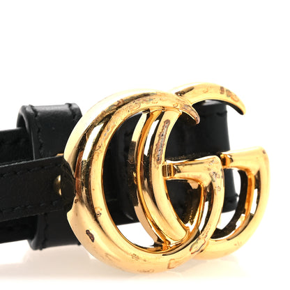 Gucci Calfskin Double G 20mm Belt 80 32 Black 6 of 6