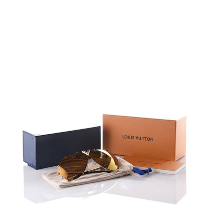 Louis Vuitton LV Drive Sunglasses Z0896E Gold 8 of 9