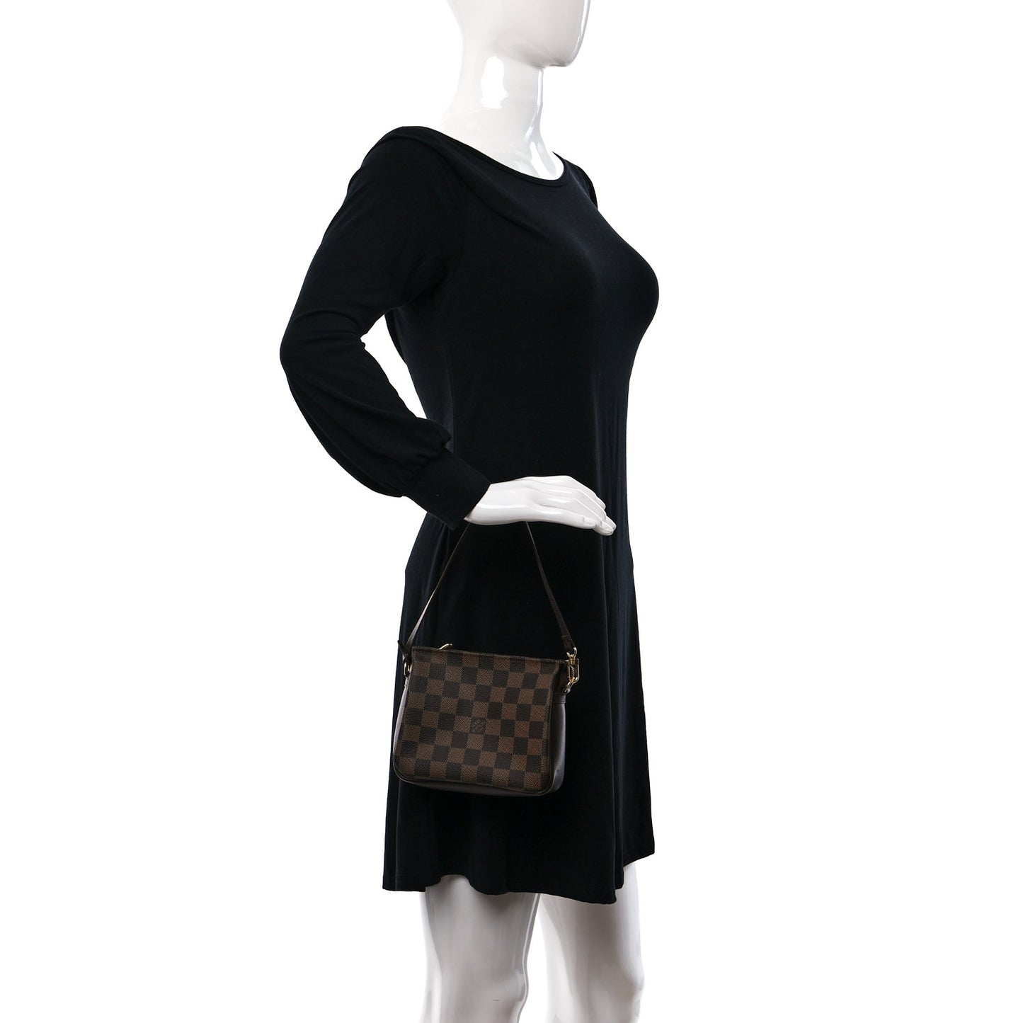 Damier Ebene Trousse Make Up Bag Pochette