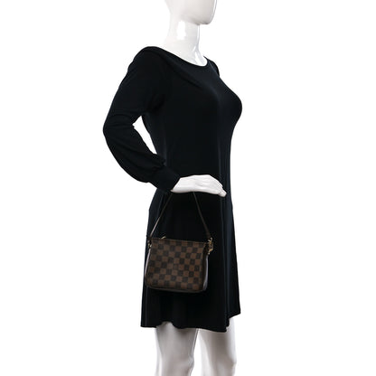 Louis Vuitton Damier Ebene Trousse Make Up Bag Pochette 2 of 8