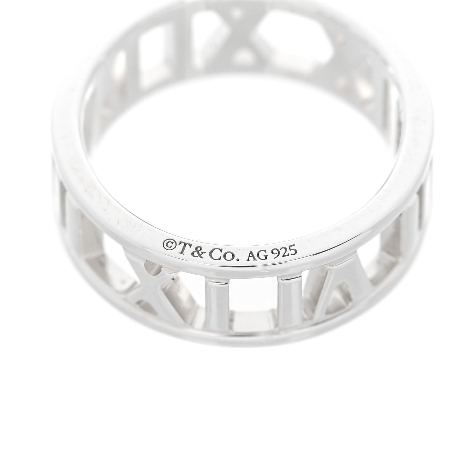 Tiffany Sterling Silver Wide Atlas Open Ring  49 5 10 of 10