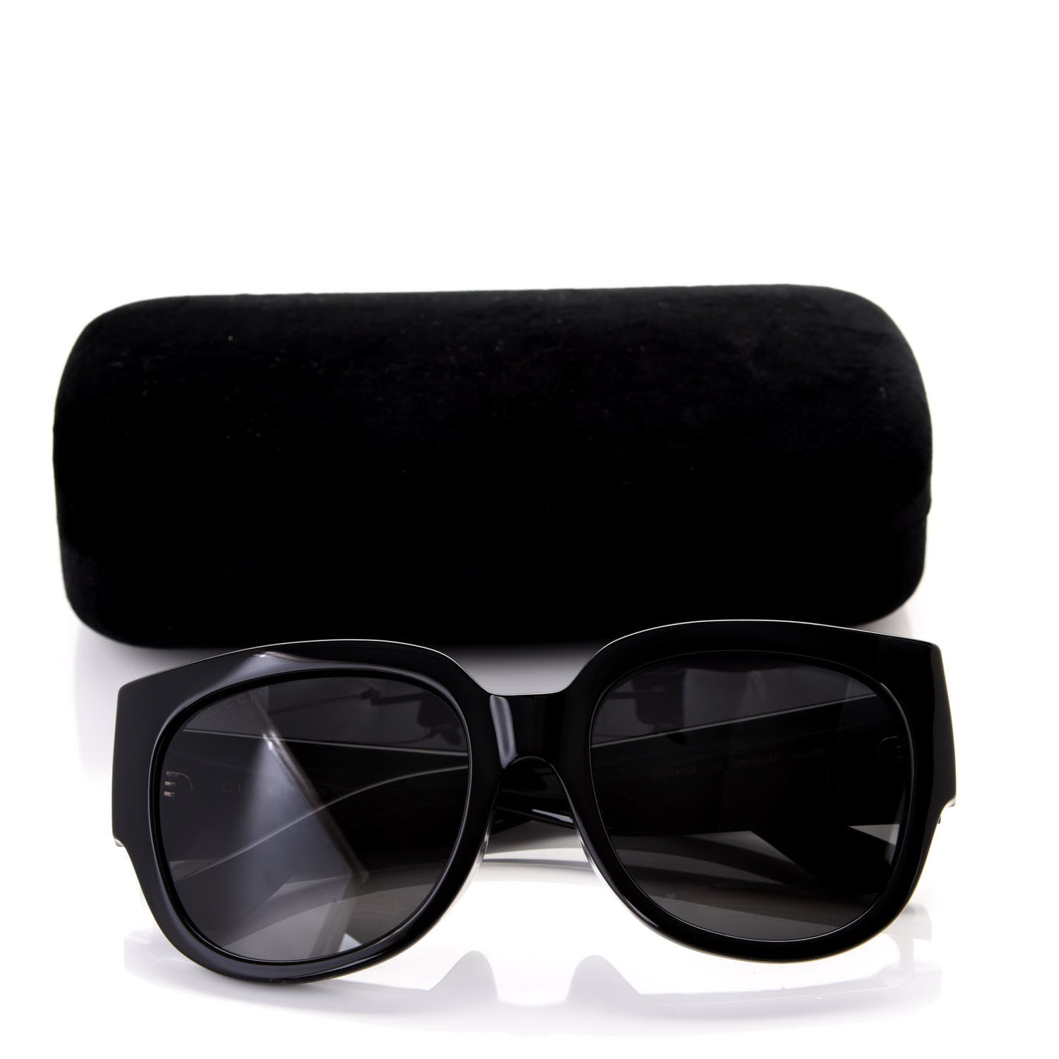 Gucci Acetate Square Frame Sunglasses GG0142SA Black 8 of 8