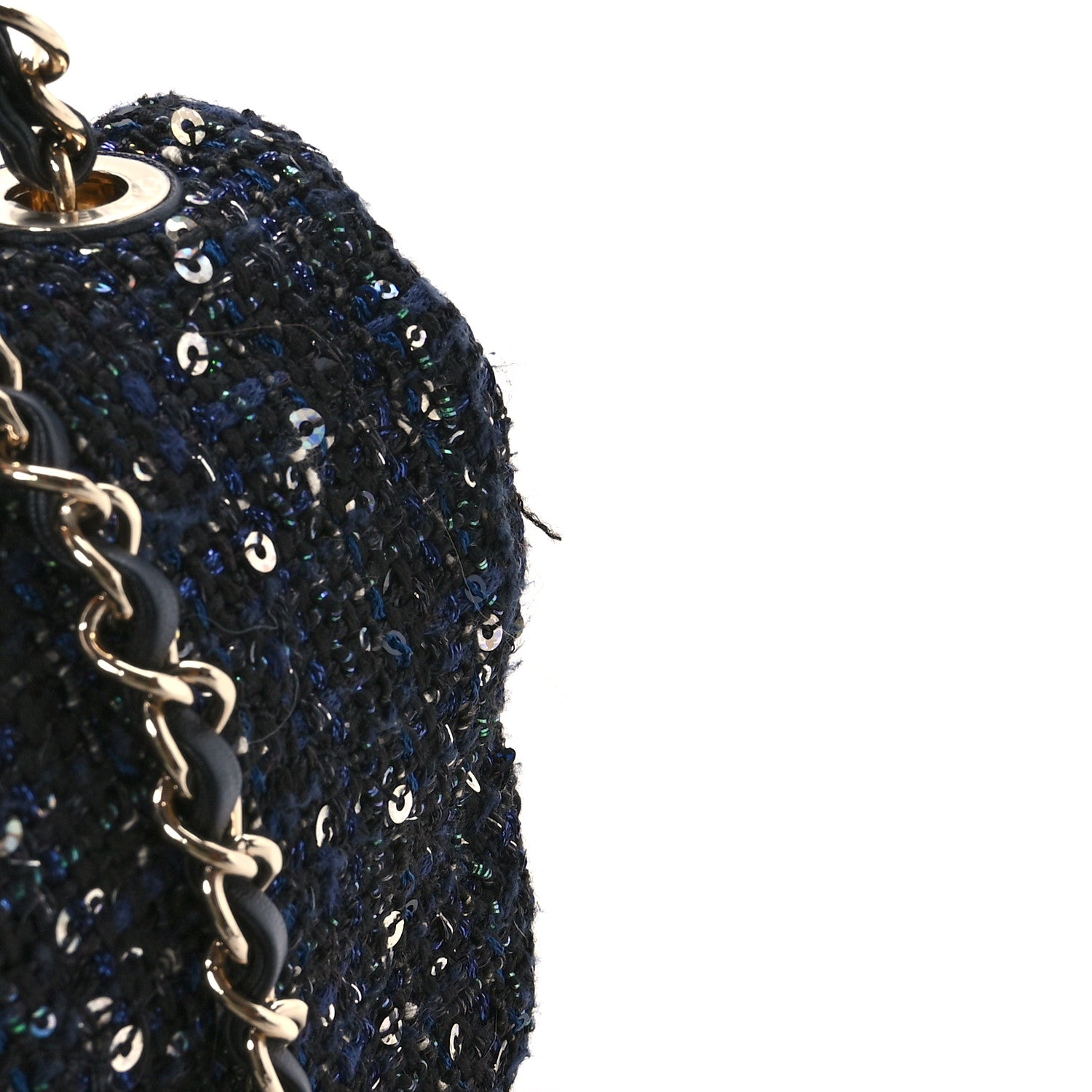 Chanel Tweed Mini Pearl Handle Flap Black Ecru 11 of 11