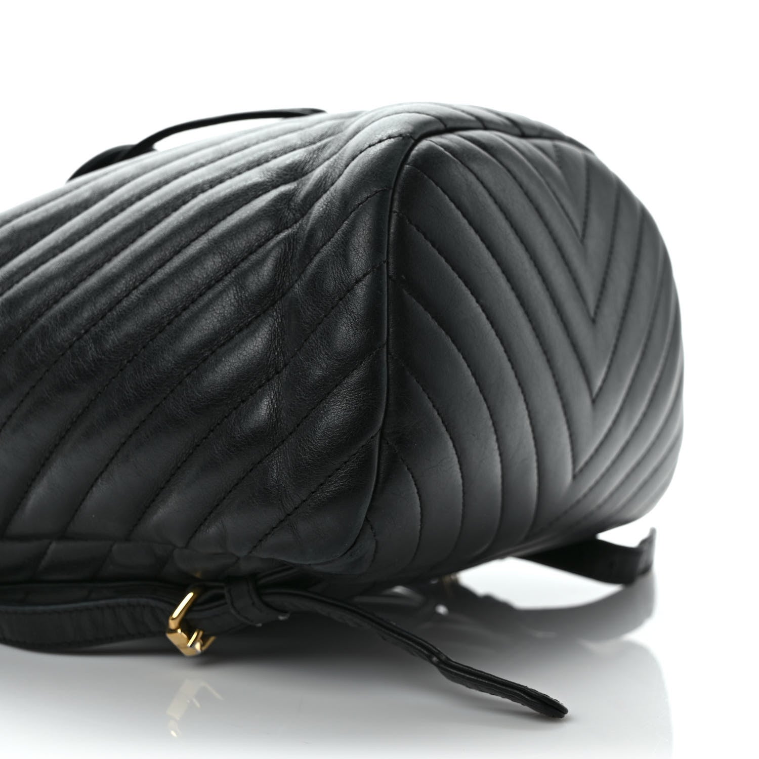 Chanel Calfskin Chevron Quilted Small Urban Spirit Backpack Black 8 of 11