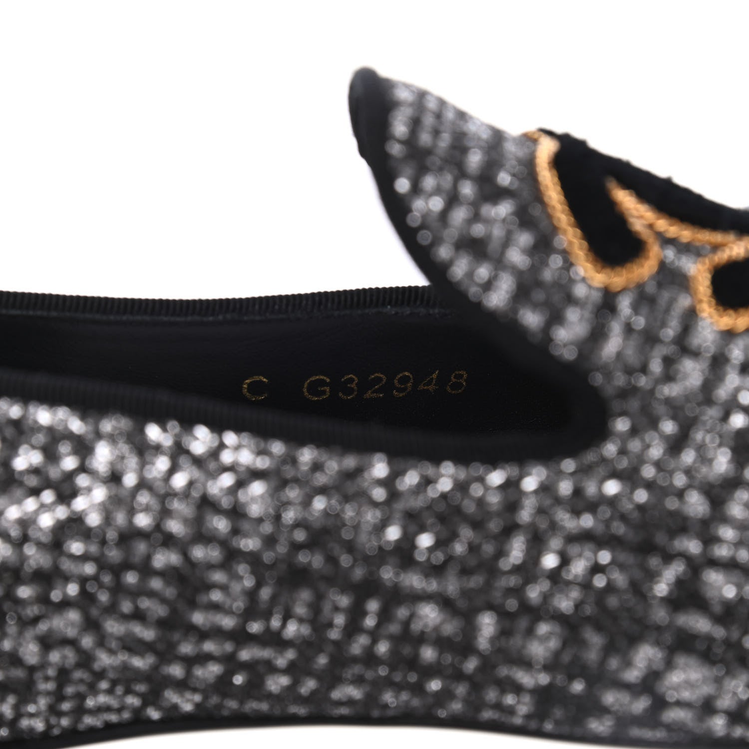 Chanel Fantasy Tweed CC Mocassin Loafers 35 Silver 8 of 13