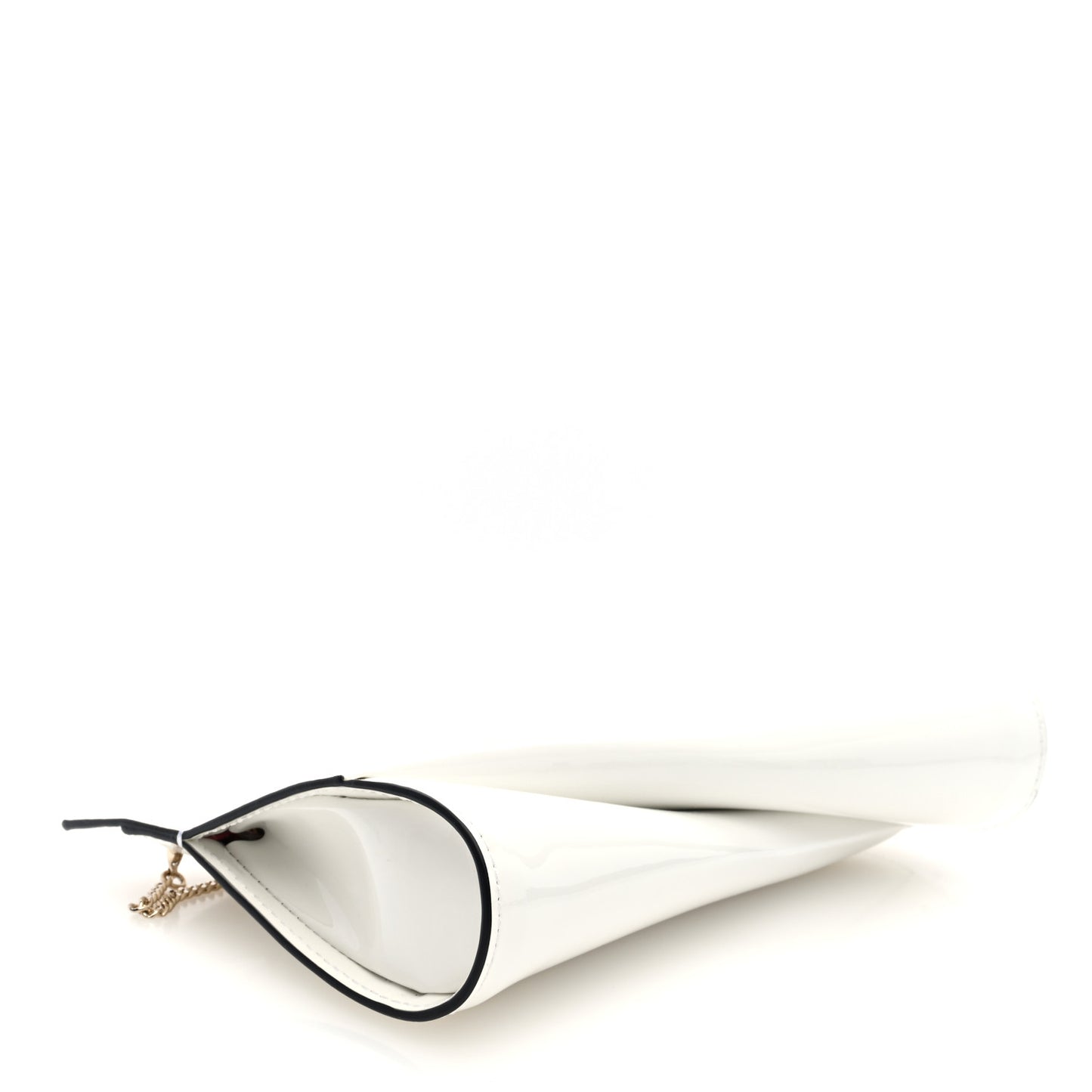 Patent Psychic Loubitwist Clutch White