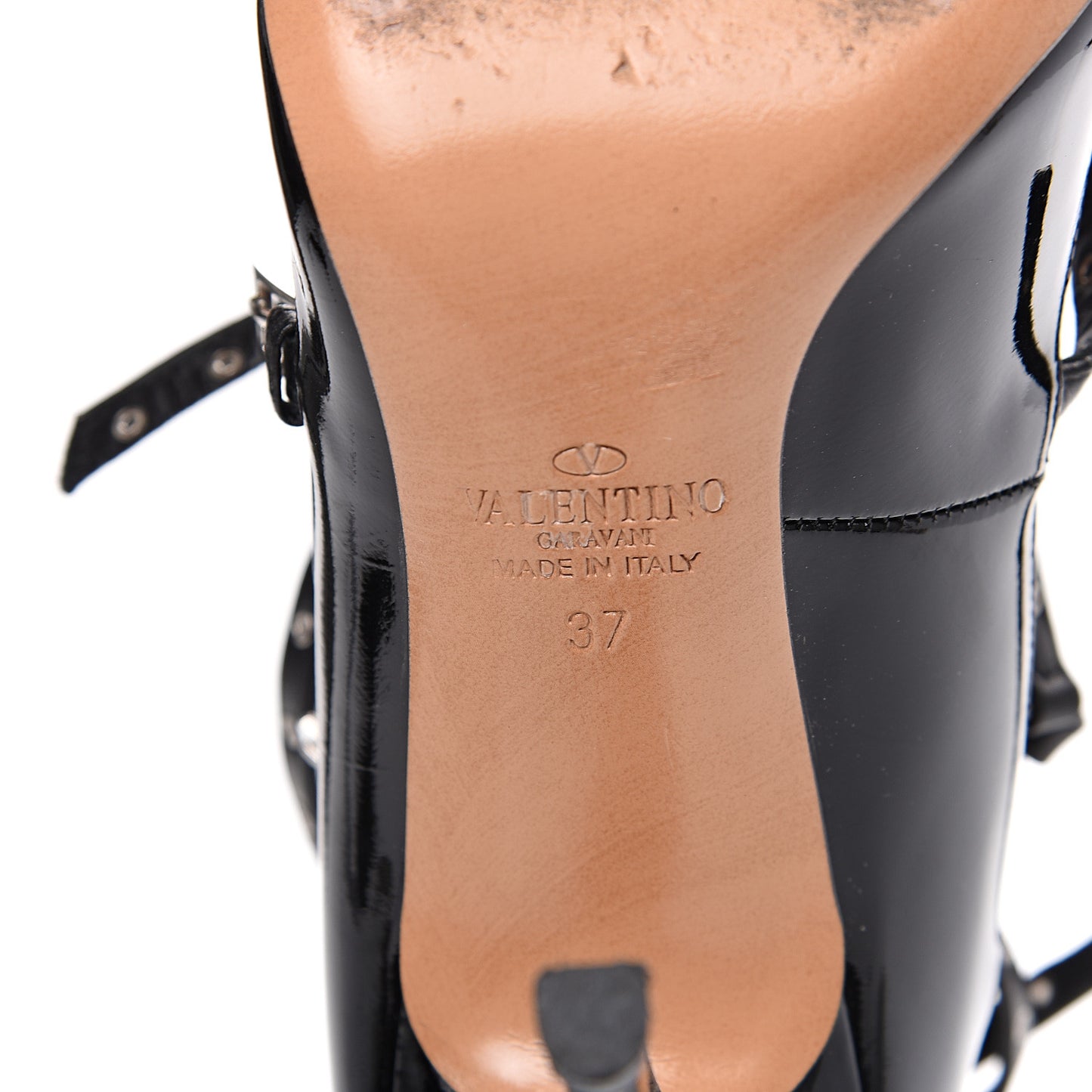 Patent Love Latch 100mm Pumps 37 Black Poudre