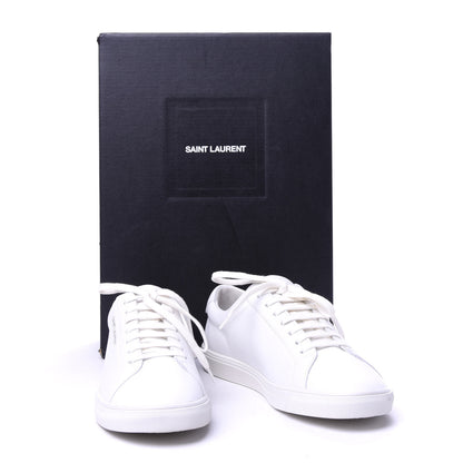 Saint Laurent Calfskin Andy Low Top Sneakers 39 Blanc Optique 9 of 9