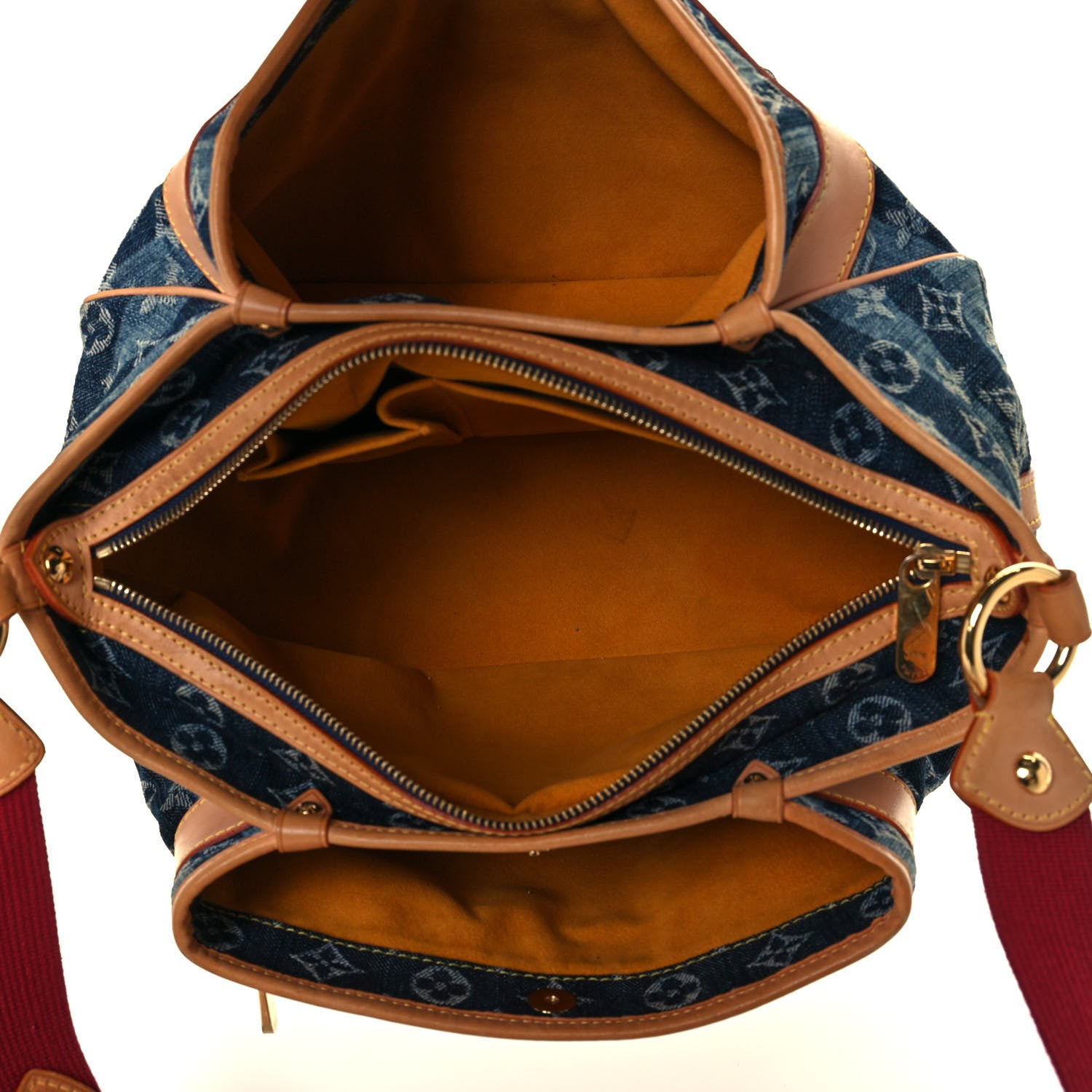 Louis Vuitton Denim Raye Porte Epaule MM 5 of 16