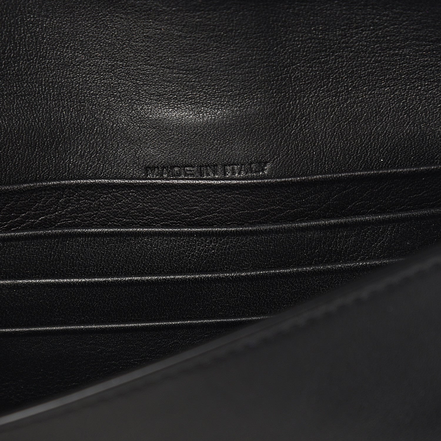 Saint Laurent Calfskin Monogram Tri Pocket Crossbody Bag Black 7 of 10