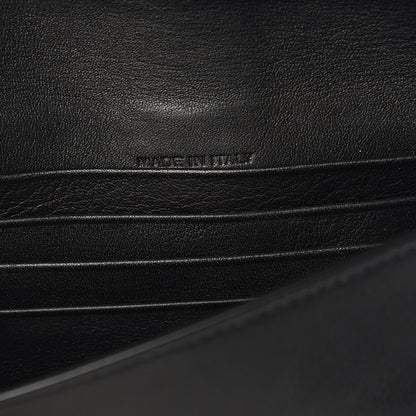 Saint Laurent Calfskin Monogram Tri Pocket Crossbody Bag Black 7 of 10
