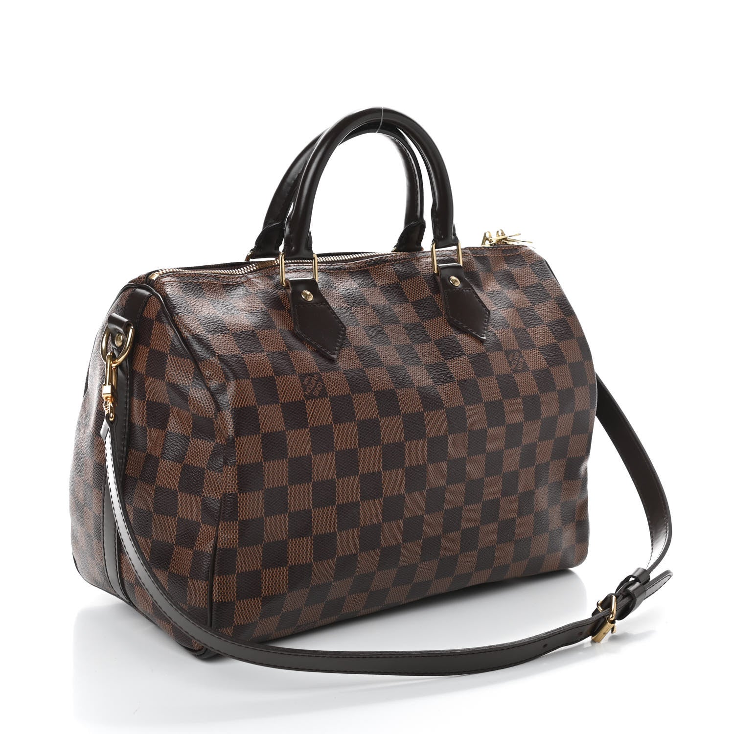 Louis Vuitton Damier Ebene Speedy Bandouliere 30 3 of 10