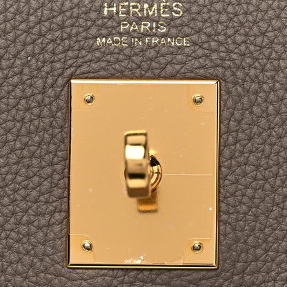 Hermes Togo Kelly Retourne 32 Etoupe 28 of 33