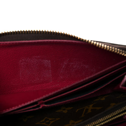 Louis Vuitton Monogram Clemence Wallet Fuchsia 9 of 16