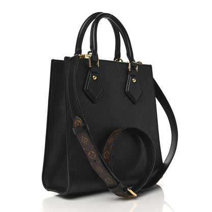 Louis Vuitton Epi Sac Plat BB Black 3 of 8