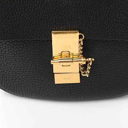 Chloe Grained Lambskin Mini Drew Shoulder Bag Black 10 of 10