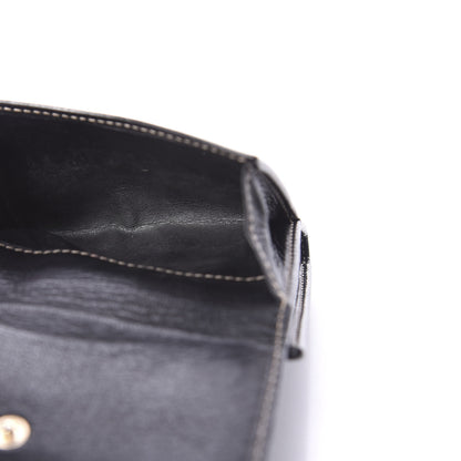 Gucci Calfskin Web Chain Compact Wallet Black 7 of 7