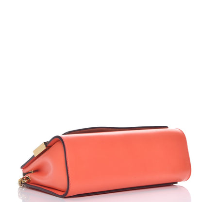 Chloe Lambskin Medium Elle Chain Clutch Coral Pop 4 of 7