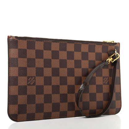 Louis Vuitton Damier Ebene Neverfull MM GM Pochette 2 of 4