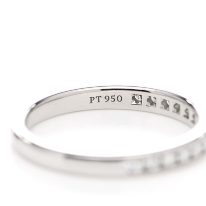 Tiffany Platinum Diamond 2mm Half Circle Wedding Band Ring 50 5.5 5 of 5
