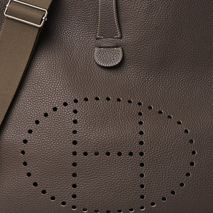 Hermes Taurillon Clemence Evelyne III TGM Etoupe 8 of 12