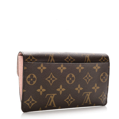 Louis Vuitton Monogram Jeanne Wallet Rose Ballerine 3 of 7