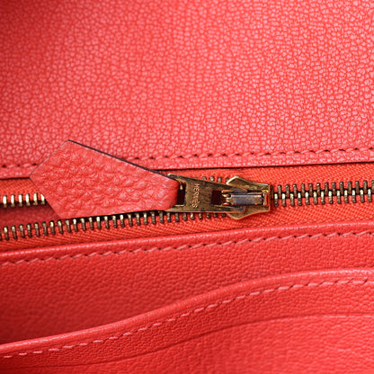 Hermes Togo Birkin 30 Rouge Pivoine 17 of 36