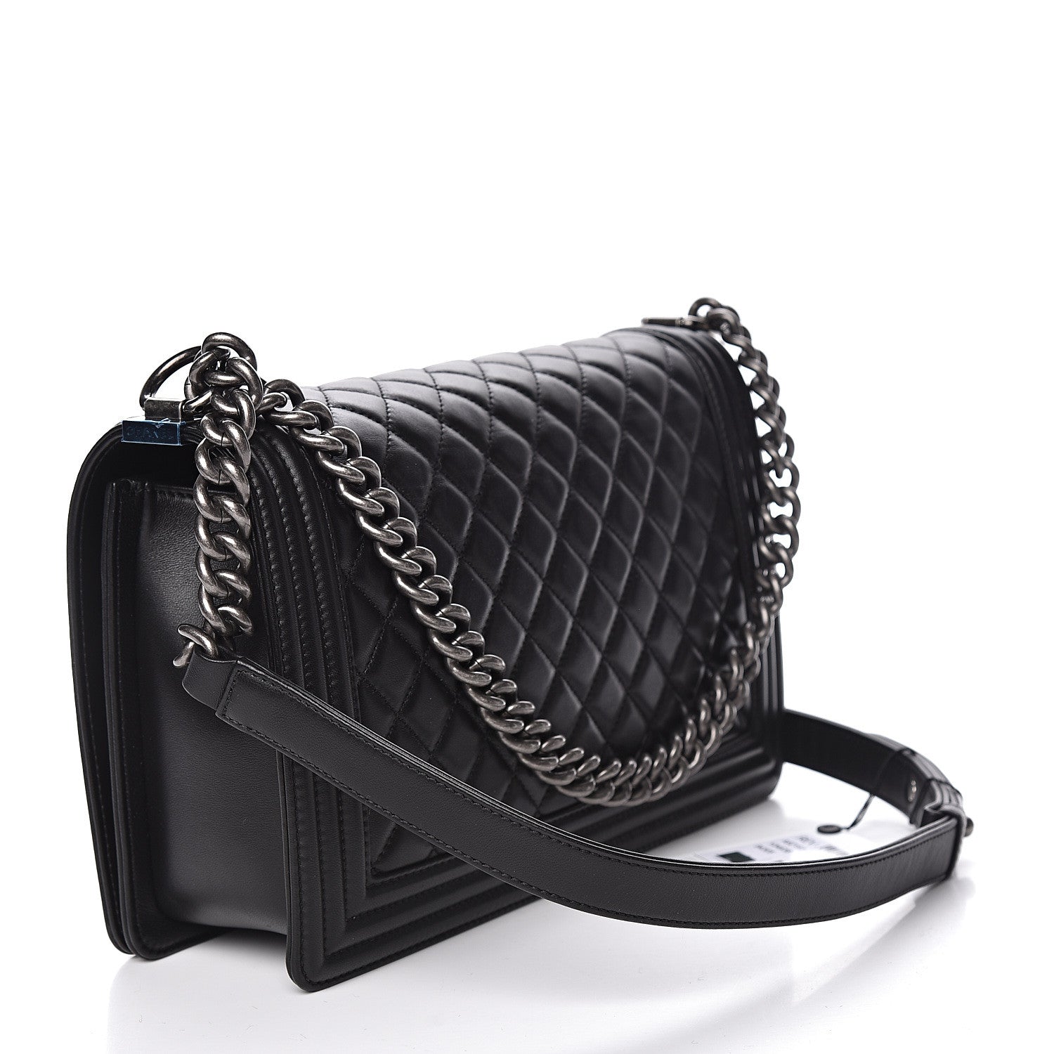 Chanel Lambskin Quilted New Medium Boy Flap Black 3 of 11