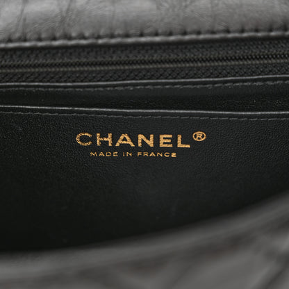 Chanel Aged Calfskin Quilted 2.55 Reissue Mini Flap Black 6 of 11