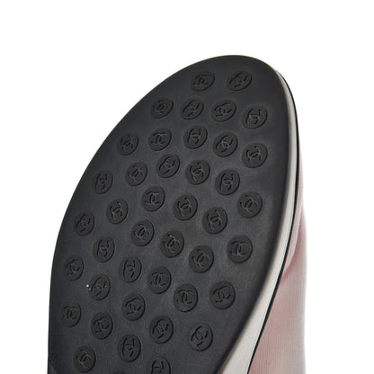 Chanel Lycra Fabric CC Sneakers 37.5 White Red 14 of 15
