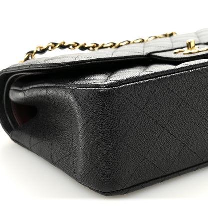 Chanel Caviar Quilted Jumbo Double Flap Black 9 of 10