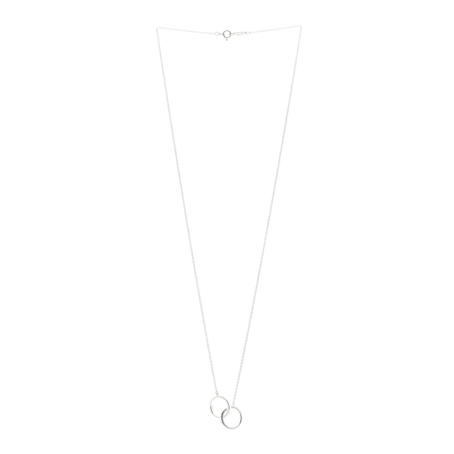 Sterling Silver 1837 Interlocking Circles Pendant Necklace