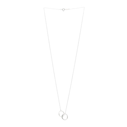 Tiffany Sterling Silver 1837 Interlocking Circles Pendant Necklace 3 of 4