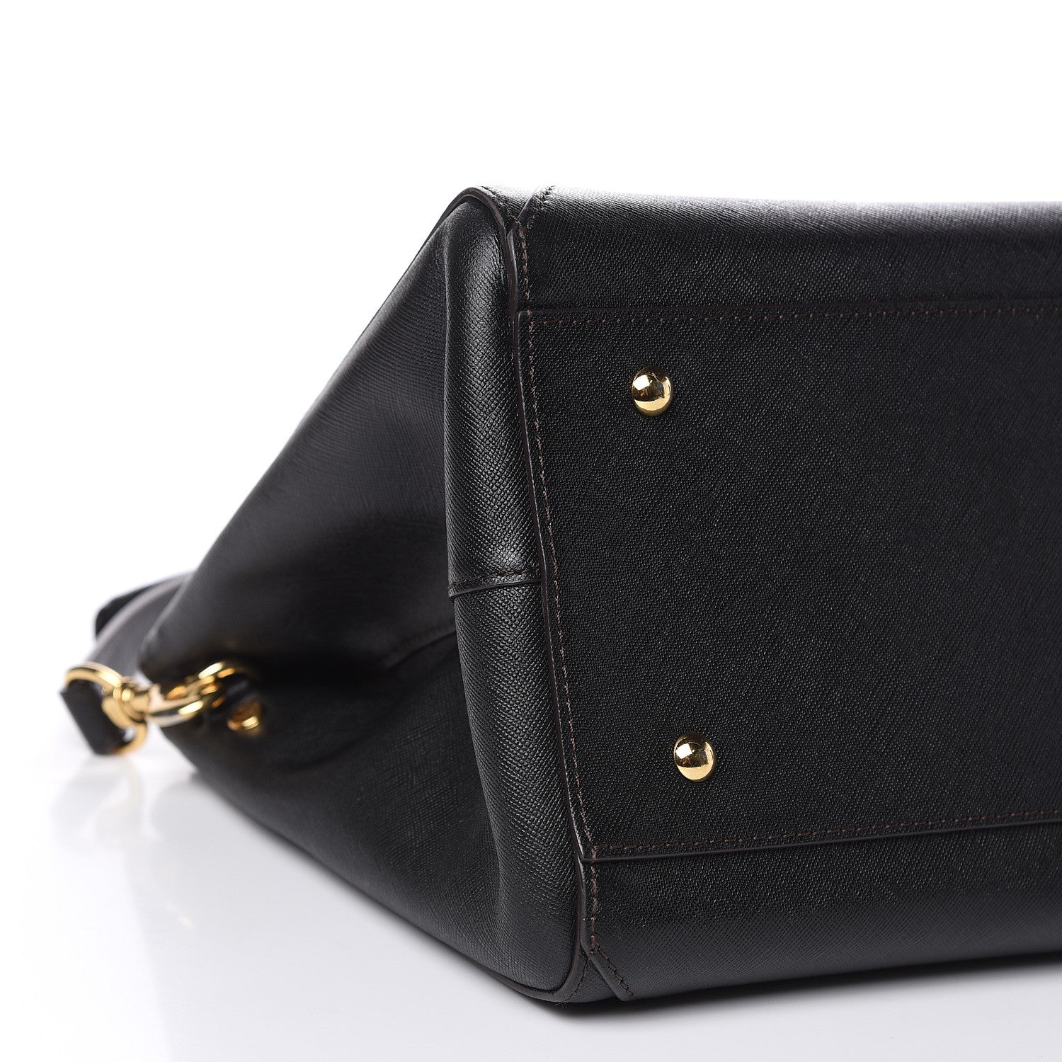 MCM Saffiano Nuovo Tote Black 8 of 14