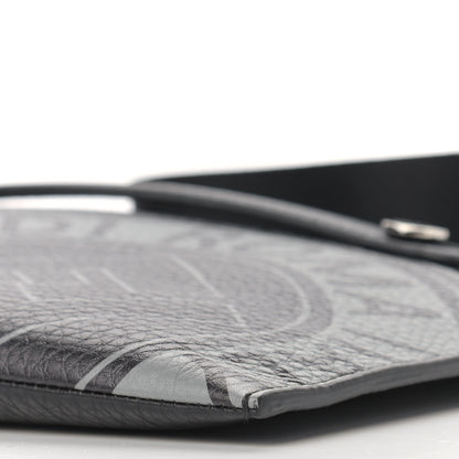 Fendi Cuoio Romano Selleria Fendi Stamp Patch Messenger Black Grigio 7 of 7