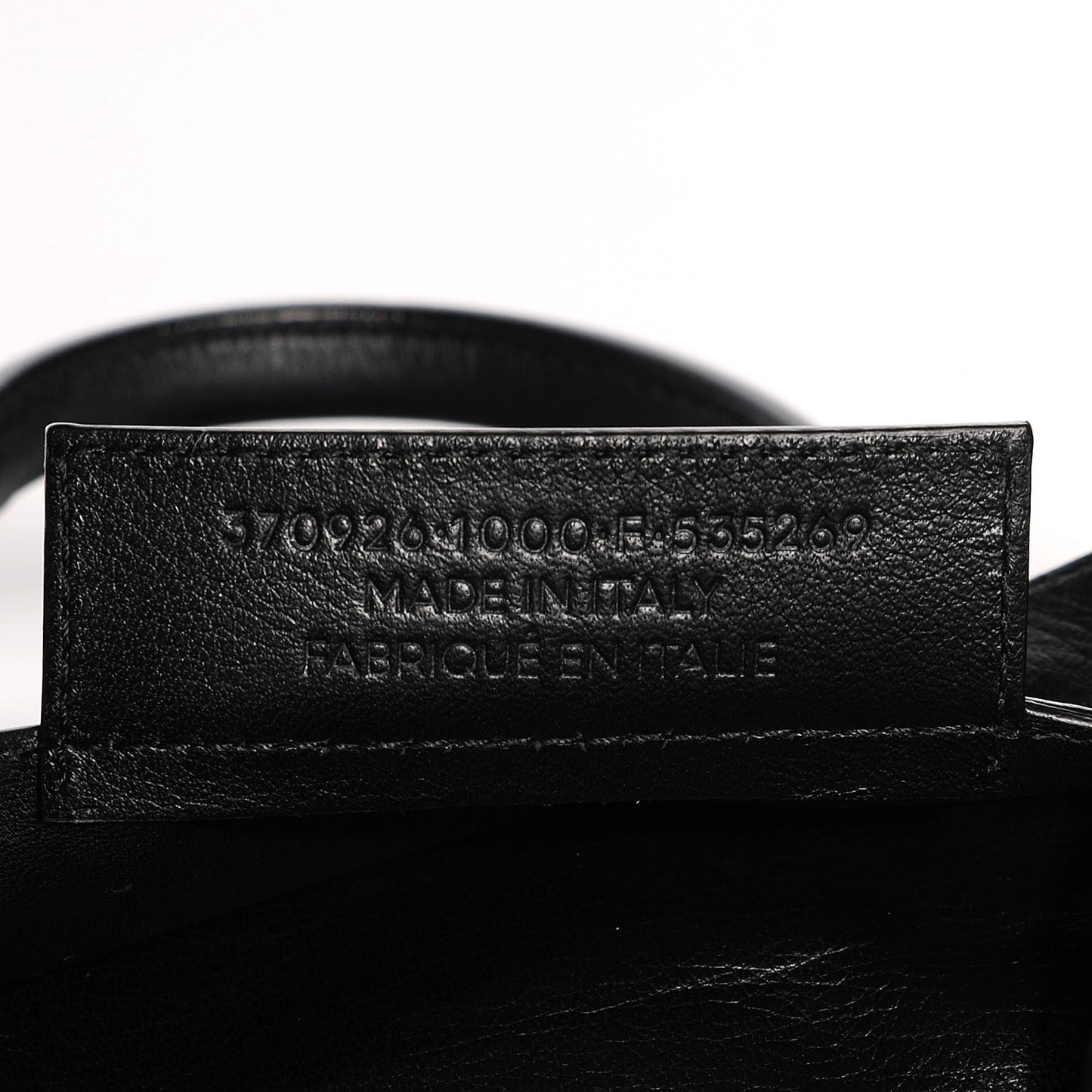 Calfskin Papier Mini A4 Tote Black