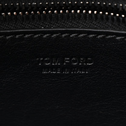 Tom Ford Metallic Snakeskin Small T Tote Gold 6 of 11